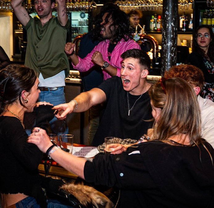 Venue booking - team celebration at bar