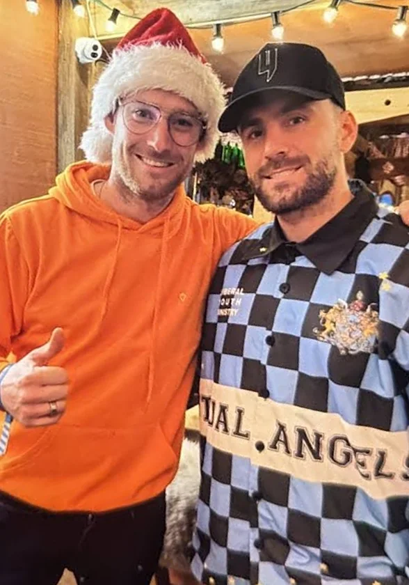 Chicken hiding in a pub